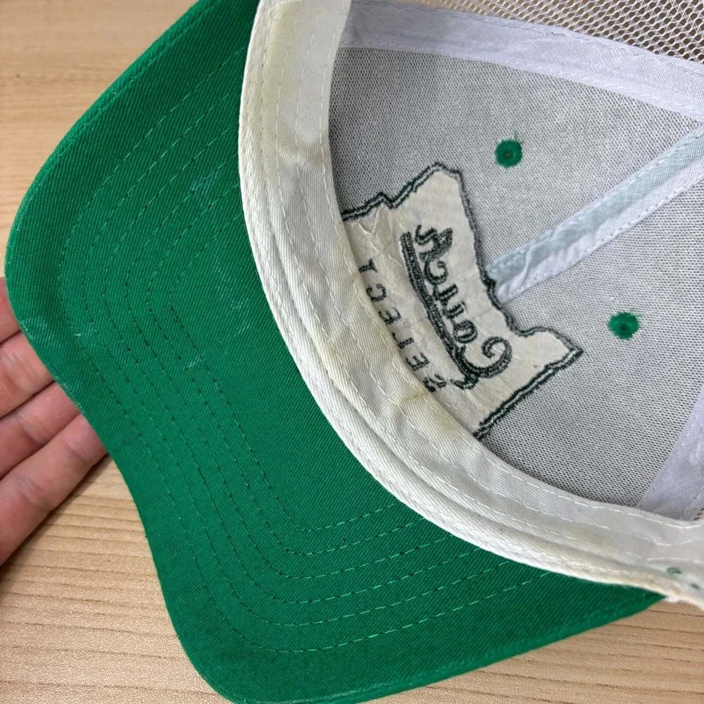 Couch Lager Hat Cap Snap‎ Back Green White Select Lager Adjustable